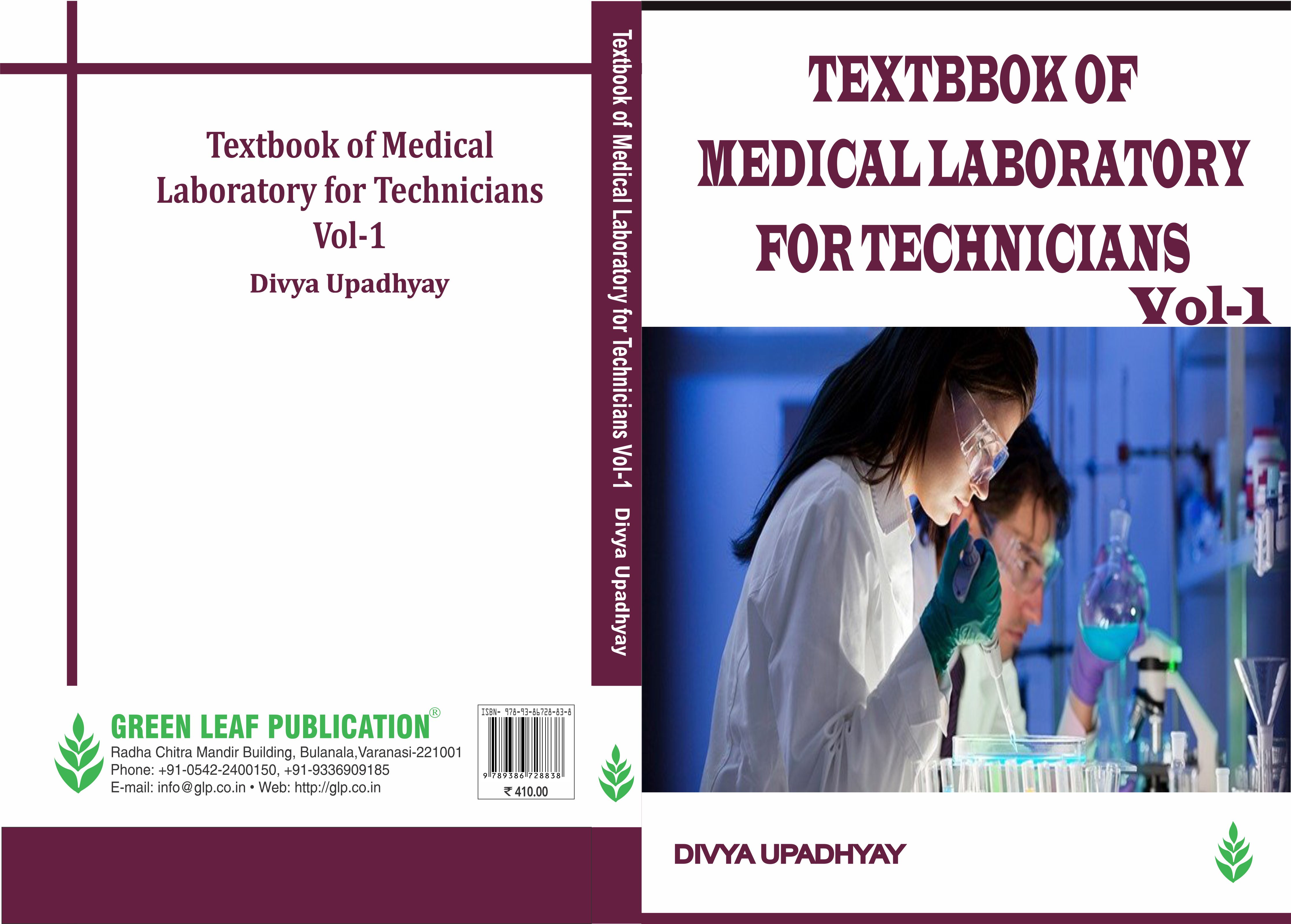 Textbook of Medical Laboratory for Techniques  Volume-1